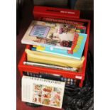 A box of mixed books to include various annuals to include Beano, Batman and others