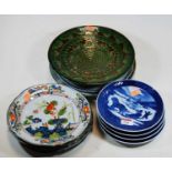 A collection of various ceramics to include four Royal Copenhagen Christmas dishes