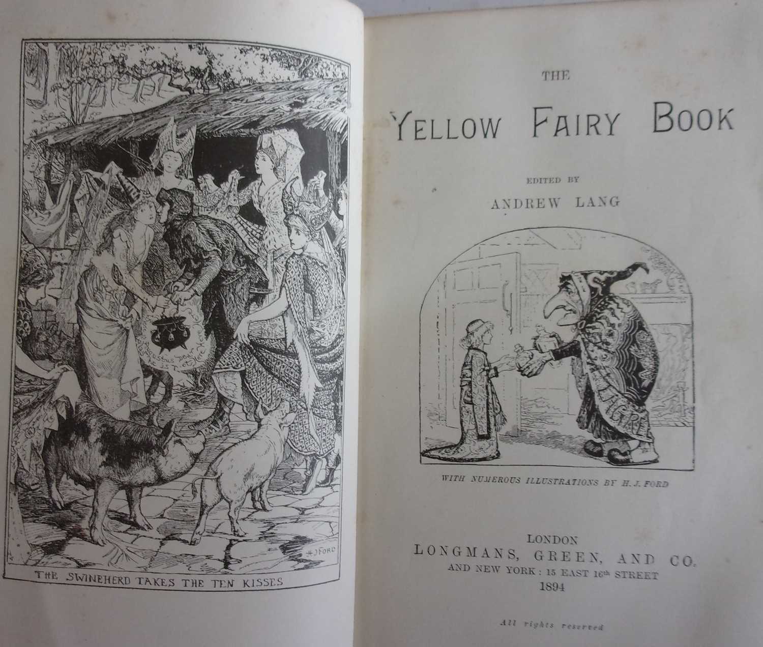 LANG, Andrew. The Yellow Fairy Book. Longmans 1894 1st edition, together with The True Story Book. - Image 3 of 5