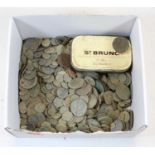 A large collection of miscellaneous coins, Ancient Rome and later, all being metal detecting