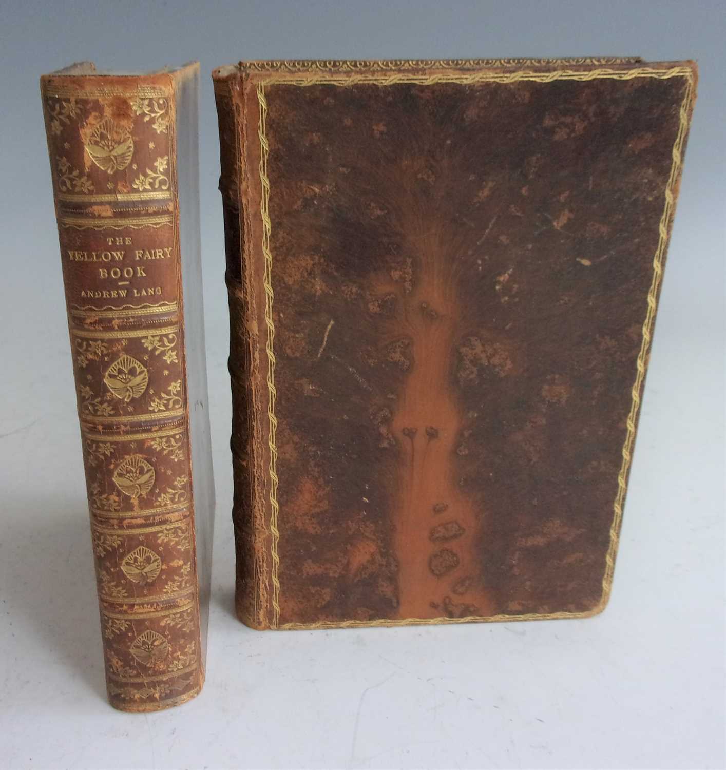 LANG, Andrew. The Yellow Fairy Book. Longmans 1894 1st edition, together with The True Story Book.