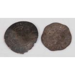 England, Edward I (1272-1307), silver penny, obv; front facing bust, rev; long cross with three