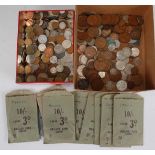 Great Britain and World, a large collection of coins to include Norway 1928 50 Ore, Jordan 1949