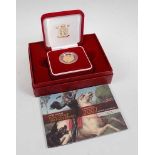 Great Britain, 2007 golf proof half sovereign, Elizabeth II, rev; St George and Dragon above date,