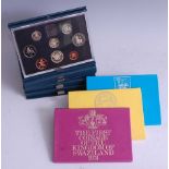 Great Britain, Royal Mint United Kingdom Proof Coin Collection, 1983-1986, together with Central