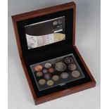 The Royal Mint, 2011 Executive proof set, 14 coins from crown to penny, boxed with certificate no.