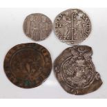 Italy, Venice, Francesco Dona (1543-53) silver marcello (drilled), together with a Venetian