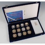 Great Britain, The Royal Mint, Queen Elizabeth The Queen Mother Centenary Collection, twelve (of