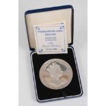 Falkland Islands, 1986 £25 silver proof coin to commemorate The Royal Wedding 23rd July 1986,