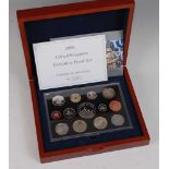 Great Britain, 2006 Executive Proof Coin Collection, thirteen coins five pounds to penny, boxed with