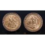 Great Britain, 1967 gold sovereign, Elizabeth II, rev; St George and Dragon above date, together