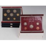 The Royal Mint, a collection of six proof coin sets to include 1983 Central Bank of Cyprus, 1985