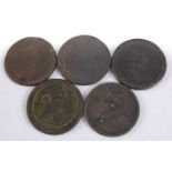 Great Britain, a mixed lot of mainly copper coinage to include 1797 cartwheel pennies, 1806 penny,