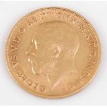 Great Britain, 1911 gold half sovereign, George V, rev; St George and Dragon above date. (1)