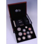 The Royal Mint 2012 Premium Proof Set, eleven coins from crown to penny, in fitted case with