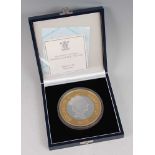 Great Britain, a Royal Mint Her Majesty The Queen Golden Jubilee 1952-2002 Alderney £50 silver