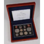 Great Britain, The Royal Mint 2005 UK Executive Proof Set, twelve coin set, five pounds to penny,
