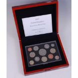 Great Britain, 2007 Executive Proof Coin Collection, thirteen coins five pounds to penny, boxed with