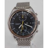 A gent's Seiko chronograph automatic stainless steel wristwatch, ref: 6138-3000T, having a signed