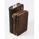 Gazetta of Scotland 1803 in half leather with two other 18th century leather bound volumes (3)