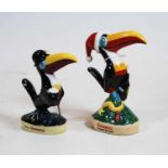 A Royal Doulton Guinness Miner toucan figure, limited edition No. 433/2000, boxed, together with