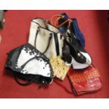 Five various ladies handbags