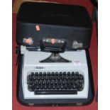 An Erika portable typewriter