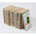 A collection of Beatrix Potter volumes as published by F Warne & Co Ltd with dust jackets (19)