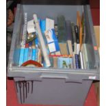 A box of miscellaneous books mainly being military or aircraft related to include Gordon Kinsey -