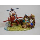 A Royal Doulton Rupert figure 'Rupert takes a Flying Lesson', numbered 1071/2000, boxed