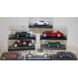 A box of Modern Issue diecast to include an Austin Healey Sprite, BMW Z8 etc