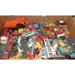 One box of mixed diecast to include Corgi Toys Rover 2000, Austin A60, Corgi Toys Citroen Safari,