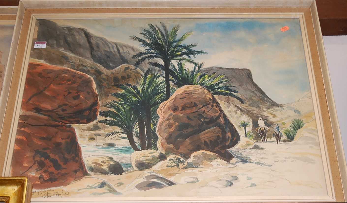 Stuart Maxwell Armfield (1916-2000) - Gorge of the Dodna, watercolour, signed and titled lower left,