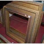 A gilt composition moulded picture frame, and four others (5)