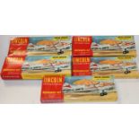 Five various Lincoln International plastic kits to include Auster Autocar Aircraft series No. 114