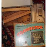 A boxed Mr Willifangles building set No.50, made in Denmark, a No.41 boxed set, and a box with