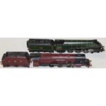 A Hornby 00 Sir Nigel Gresley locomotive and tender, and a Hornby 00 Duchess of Atholl locomotive
