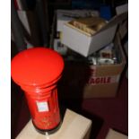 Four Royal Mail post office box money boxes
