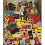 One box of mixed toys including Matchbox Lesney, and a small quantity of modern issue diecast