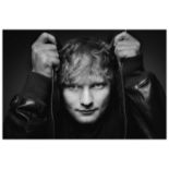 A signed Ed Sheeran Photograph Press Photo Shoot, Pre-Show, Allstate Arena, Chicago, 2017 Signed