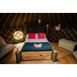 Glamping Experience for 2 nights for up to 4 guests with Suffolk Yurt Holidays Staying in one of our