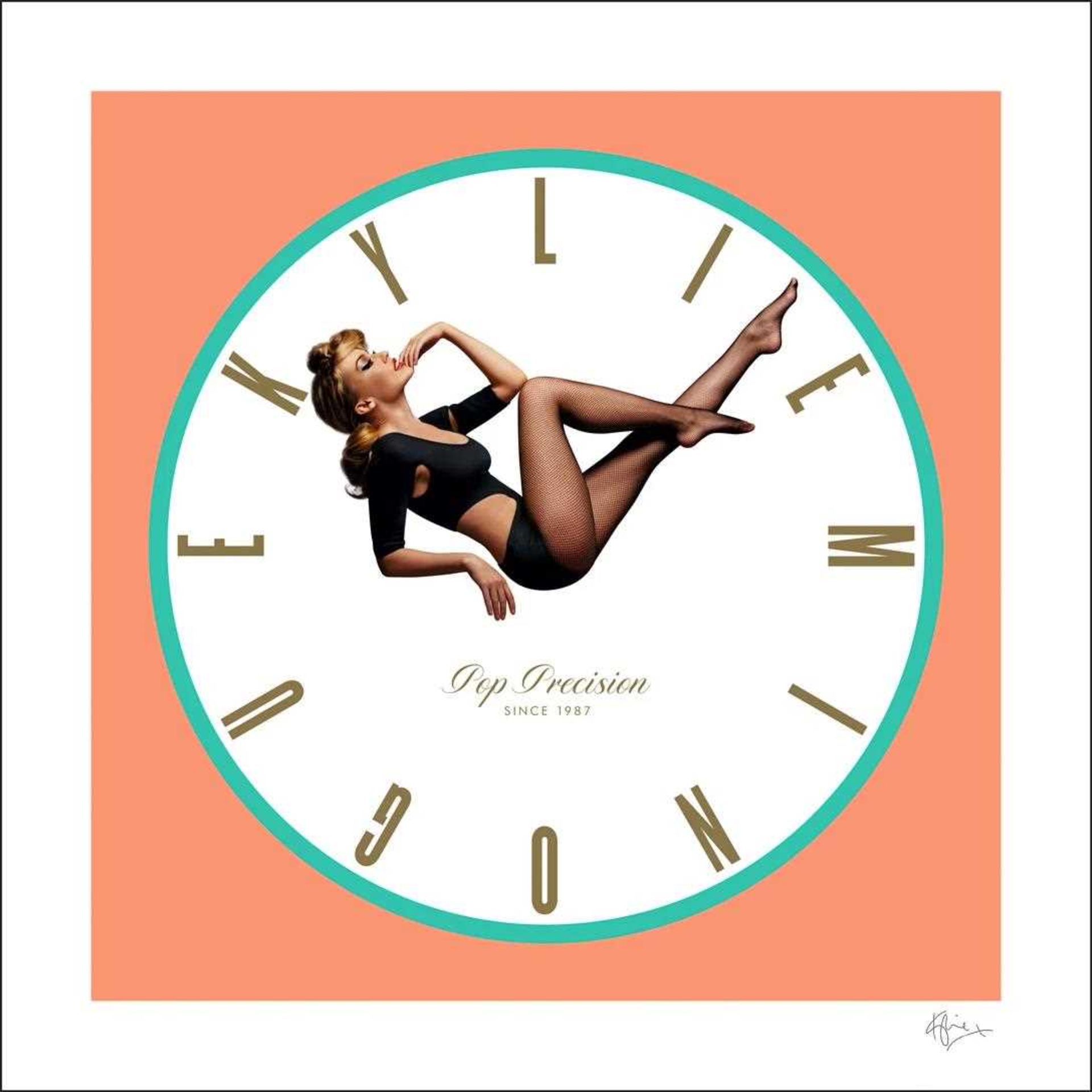 Limited Edition Kylie Minogue Bamford Quartz Watch with Personalised Signed Box and Lithograph Print - Image 4 of 4
