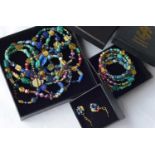 Imogen Sheeran Klimt Jewellery – Necklace, Bracelet and Earrings A fabulous necklace, bracelet and