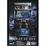 Signed Ed Sheeran Shape of You Poster This poster was produced by Jason Koenig to mark the video for