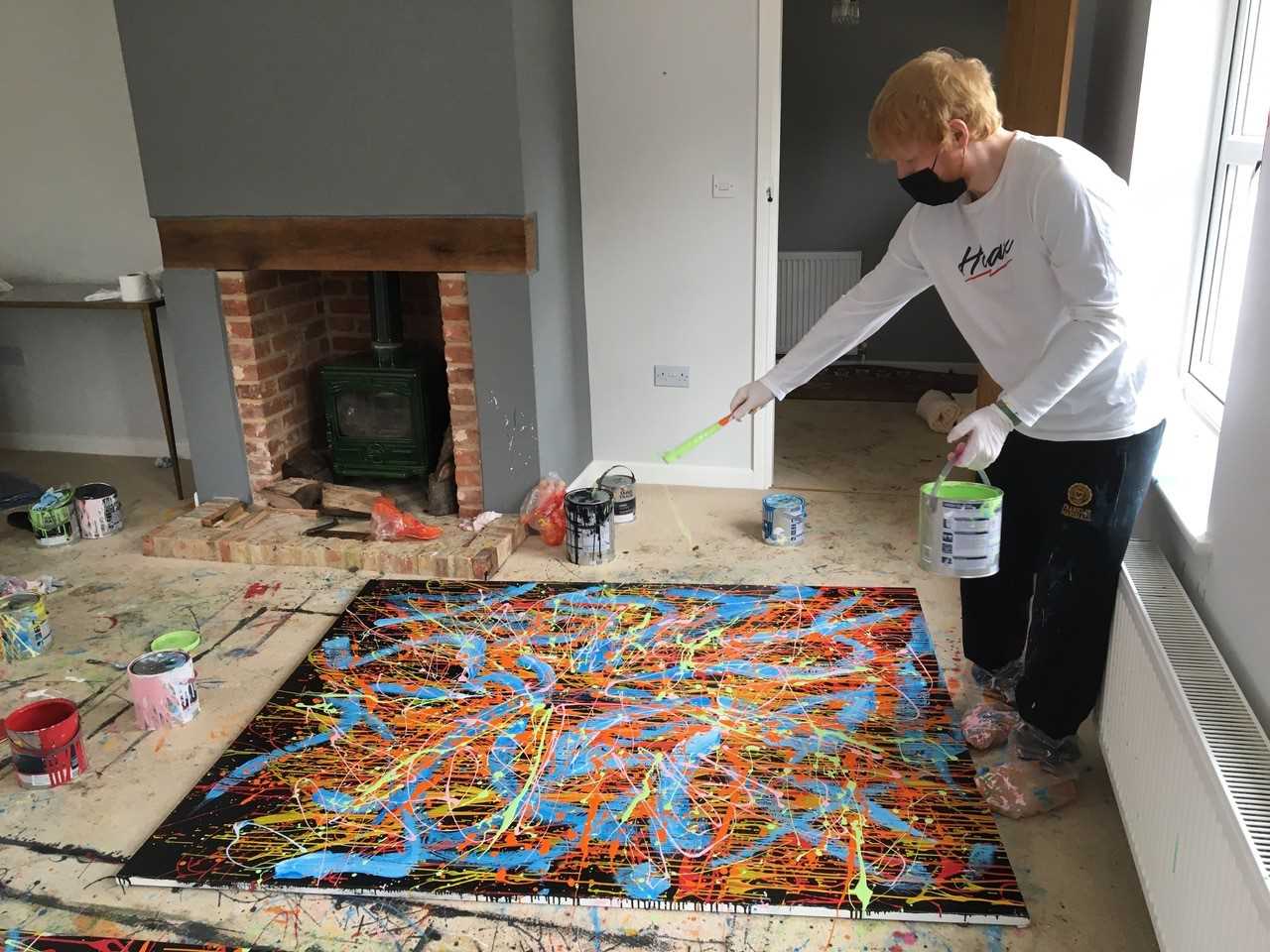 Ed Sheeran Painting Dab 2 2020 - Image 2 of 2