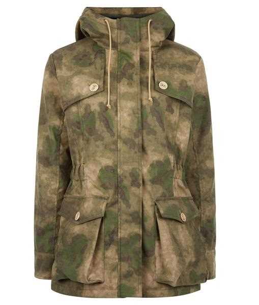 A Superb Troy London Pop Wax Parka in Camo  A Troy London lightweight, pop wax parka in on-trend - Image 2 of 2