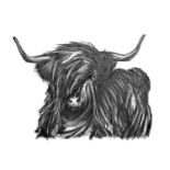 SIGNED GRAPHITE DRAWING OF ‘MOSSY’ BY ILLUSTRATIVE SUFFOLK ARTIST LAURA FISK This signed drawing