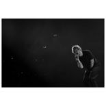 A signed Ed Sheeran Photograph Ed Giving it Everything, Barclays Center, New York City, 2015