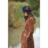 Hicks & Brown Fedora and Suede Clutch Bag from the Chelsworth Signature Collection  The Fedora is