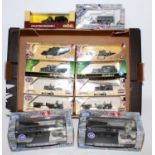 12 various boxed Solido mixed scale military diecast vehicles, examples to include GMC 353 Tourelle,